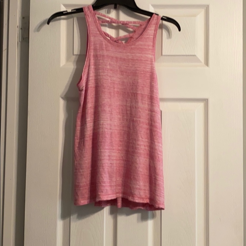 A cute pink flowy shirt